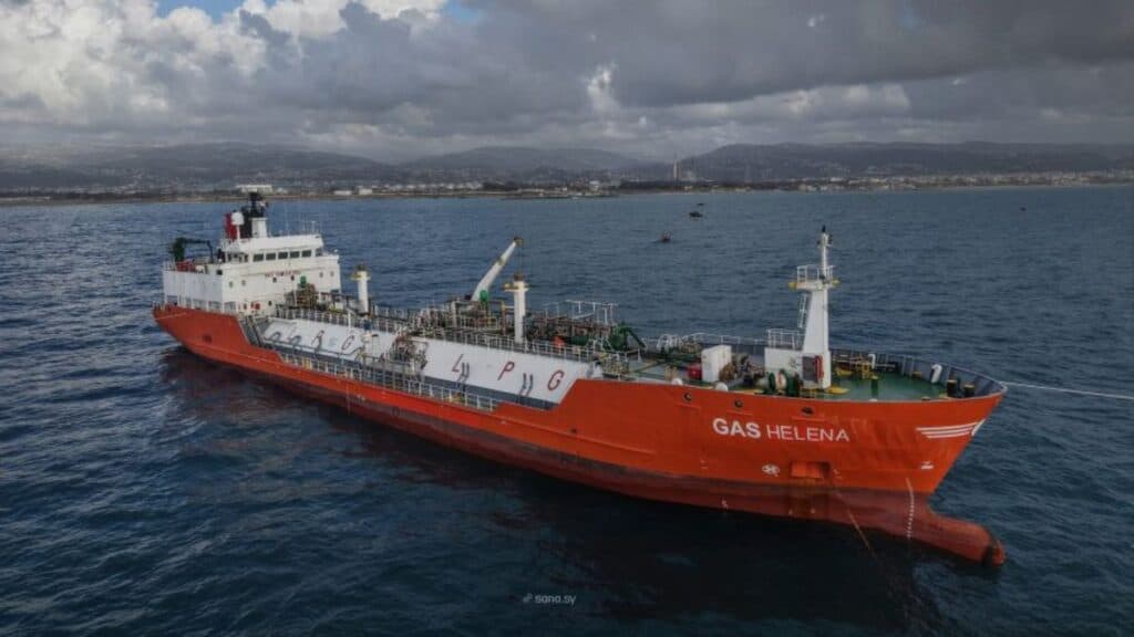 Gas tanker docks at Baniyas with roughly 2,030 tonnes amid shortages