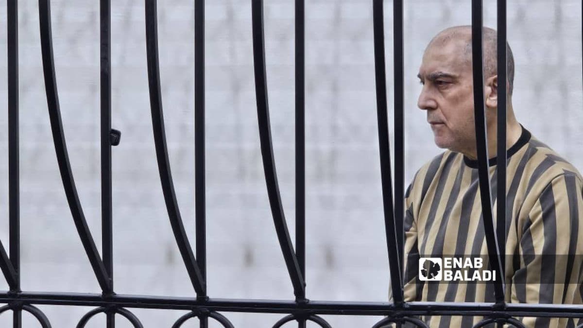 Ex-Daraa Political Security Head Atef Najib Denies Charges in Open Trial