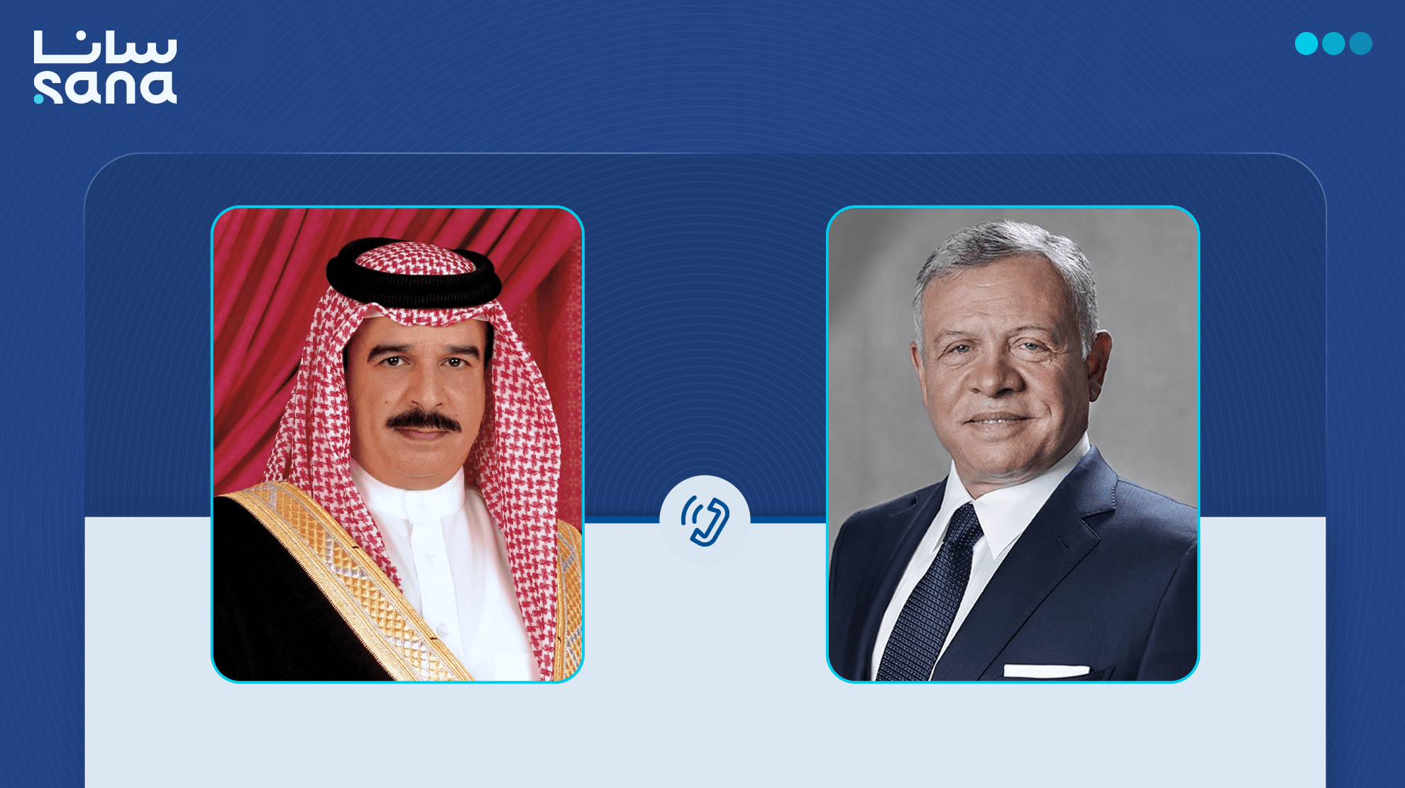 Jordan and Bahrain Kings Call for De‑Escalation, Condemn Iranian Strikes