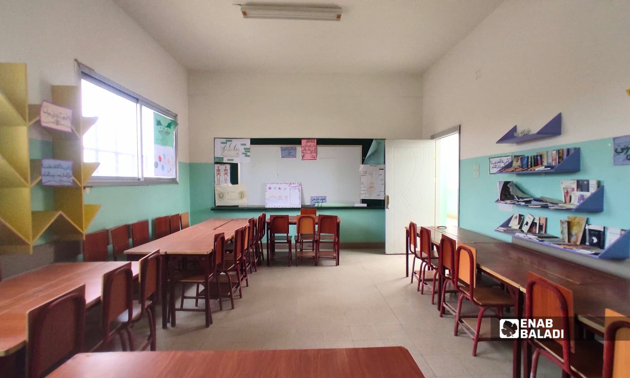 Darayya schools see stark disparity in projectors, labs and libraries