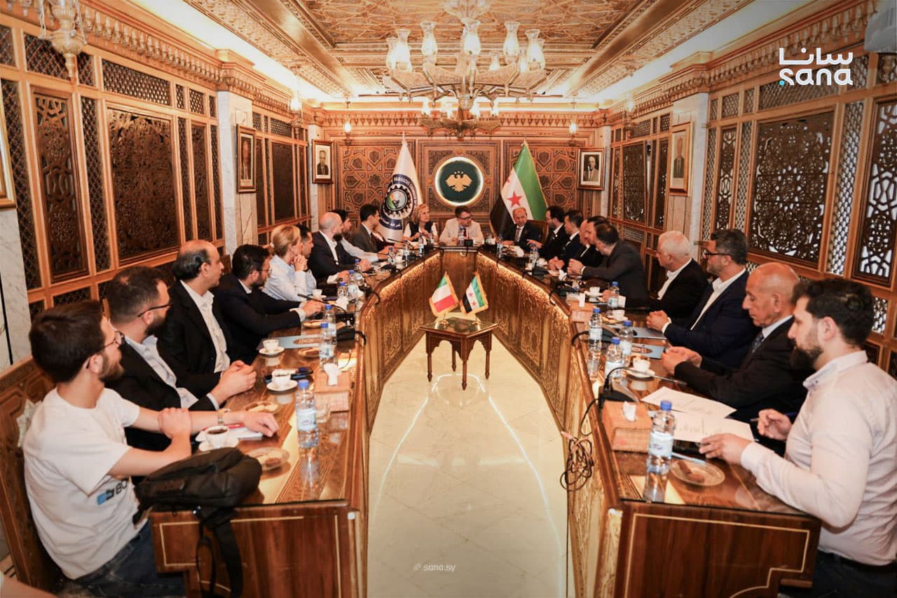 Damascus, Italy discuss boosting industrial ties and easing trade barriers