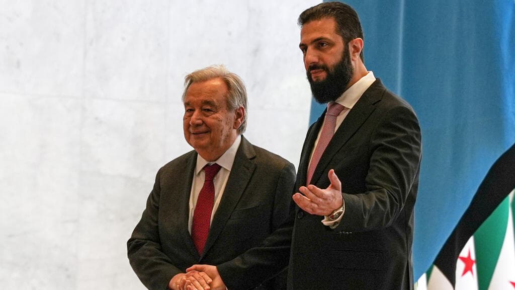 Syria demands immediate Israeli pullback during UN chief's Damascus visit